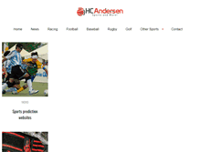 Tablet Screenshot of hc-andersen.org